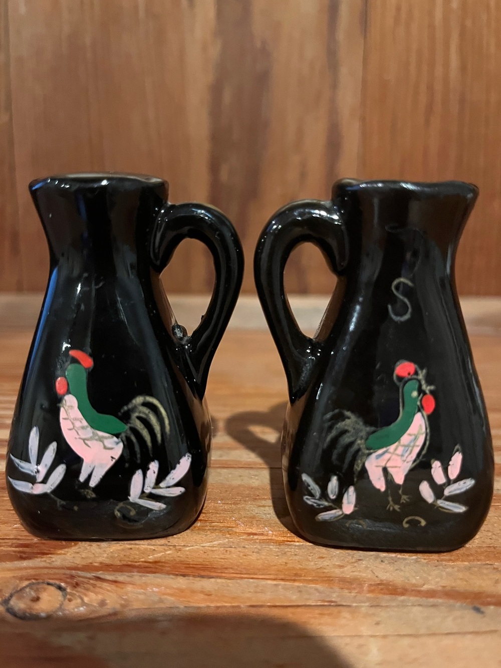 Vintage Hand-painted Salt & Pepper Shakers
